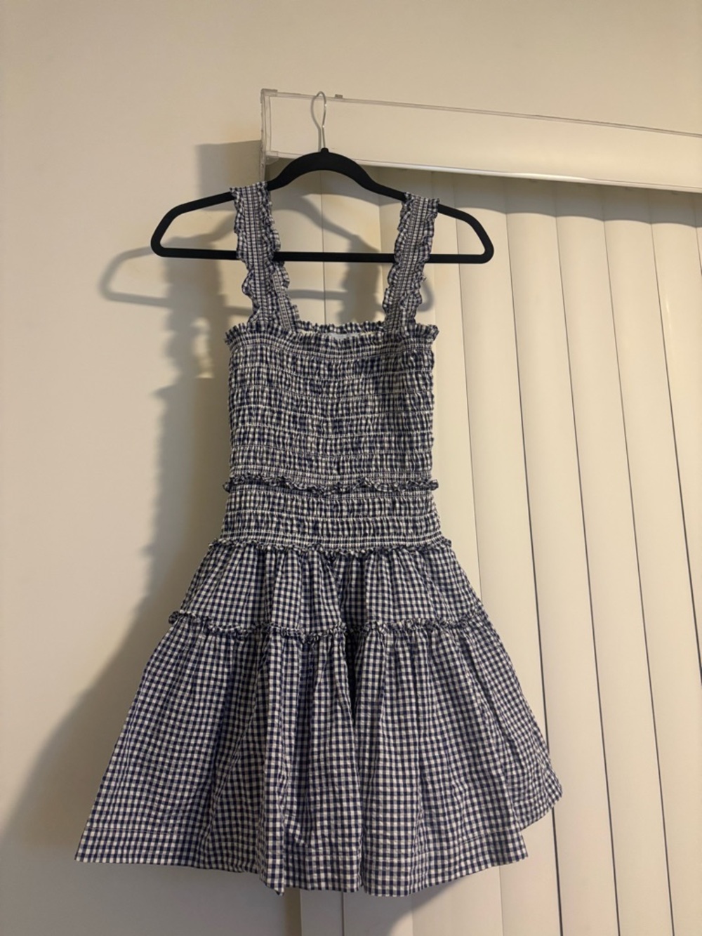 Hill House Blue and White Gingham Nap Dress